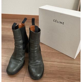 セリーヌ(celine)のセリーヌ　ブーツ　靴　CELINE 37 23.5 サイドゴア　ワークブーツ(ブーツ)