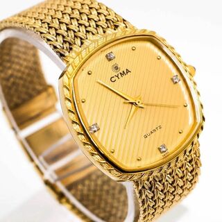 シーマ(CYMA)の《希少》CYMA 腕時計 ゴールド ドレスウォッチ ヴィンテージ j(腕時計(アナログ))