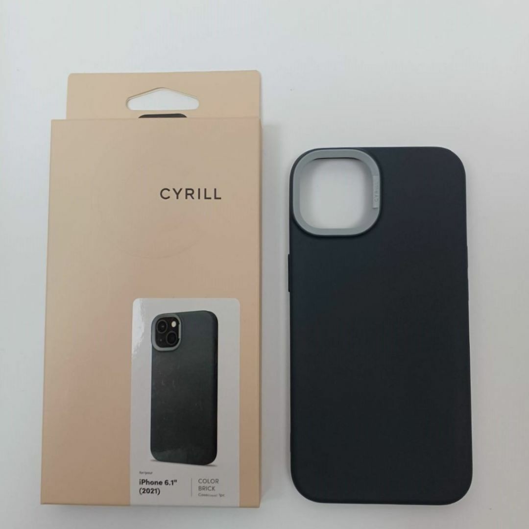 CYRILL by Spigen　iPhone13　ケース　ダークグレー　スマホ スマホ/家電/カメラのスマホアクセサリー(iPhoneケース)の商品写真