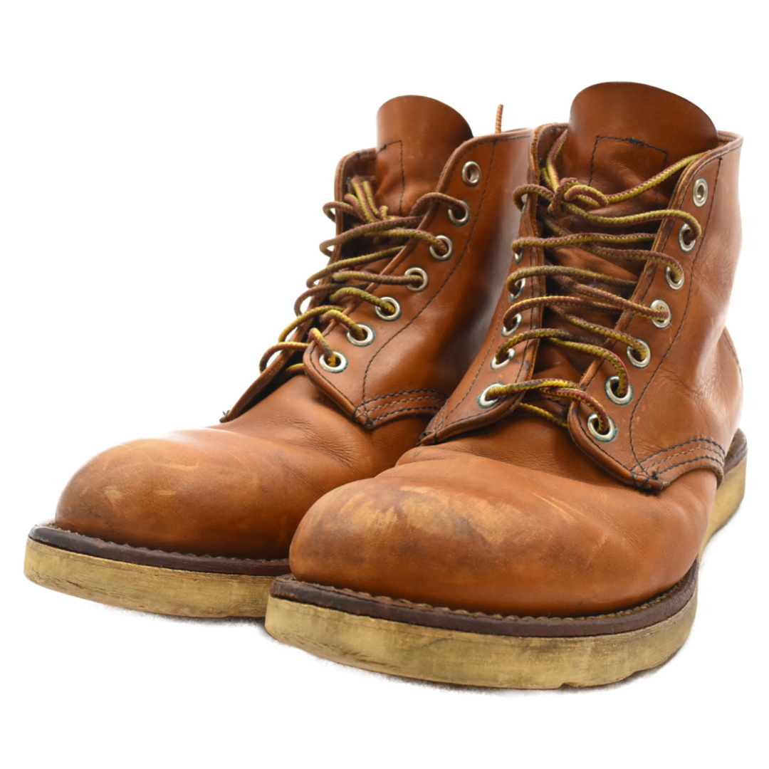 REDWING(レッドウィング)のRED WING レッド ウイング 9107 Heritage Work 6 Round Toe Boot ラウンドトゥ ハイカットブーツ キャメル US8.5/26.5cm メンズの靴/シューズ(ブーツ)の商品写真