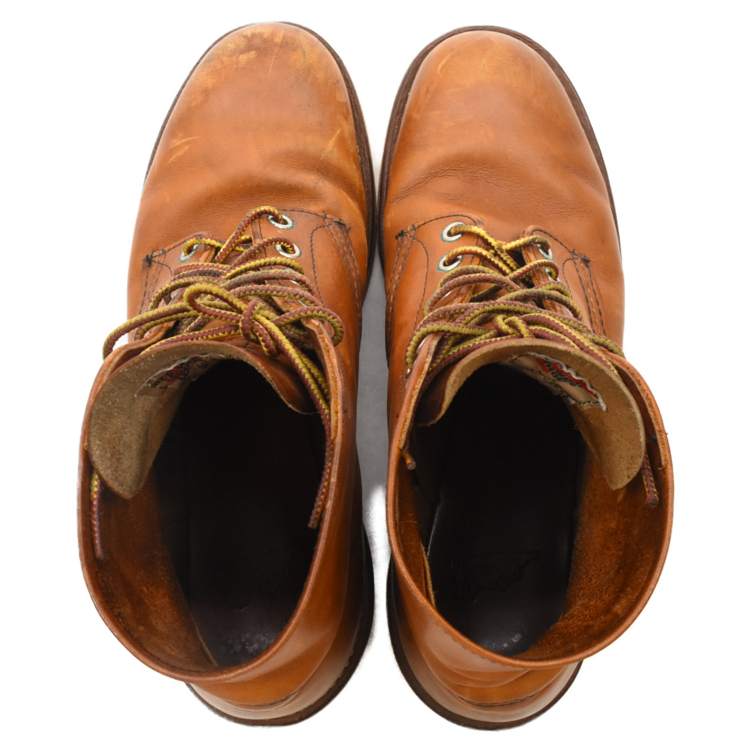 REDWING(レッドウィング)のRED WING レッド ウイング 9107 Heritage Work 6 Round Toe Boot ラウンドトゥ ハイカットブーツ キャメル US8.5/26.5cm メンズの靴/シューズ(ブーツ)の商品写真