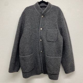 美品 Papas パパス ウール ジャケット コート M グレー(その他)