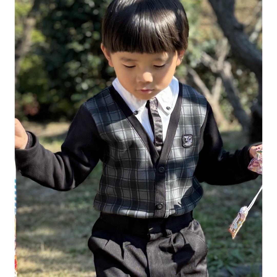 男児　フォーマル　 キッズ/ベビー/マタニティのキッズ服男の子用(90cm~)(ジャケット/上着)の商品写真