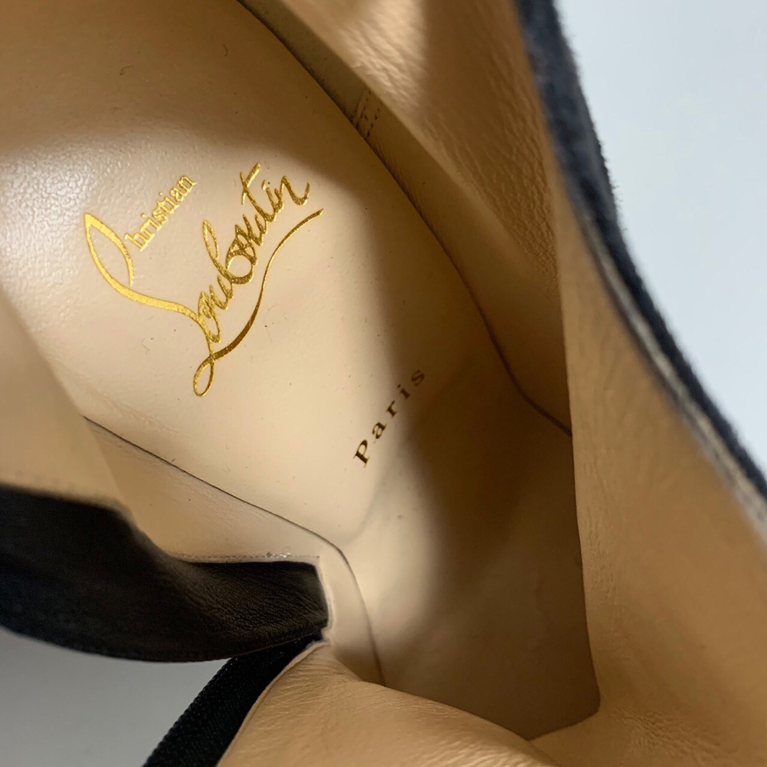 Christian Louboutin(クリスチャンルブタン)の美品 Christian Louboutin ルブタン スウェード ヒールブーツ レディースの靴/シューズ(ハイヒール/パンプス)の商品写真
