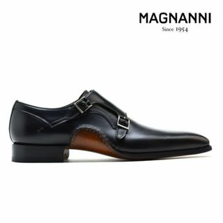 マグナーニ(MAGNANNI)の【NEGRO】マグナーニ MAGNANNI 18903 NEGRO ダブルモンクストラップ ドレスシューズ ビジネスシューズ 革靴 オパンカ製法 ブラック 黒 メンズ【送料無料】(ドレス/ビジネス)