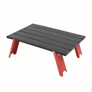 CARBABY アウトドア テーブル  ブラック キャンプ 折畳 アルミ 超軽量(テーブル/チェア)