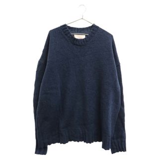 ジルサンダー(Jil Sander)のJIL SANDER ジルサンダー 22AW ウールオーバーサイズニット長袖セーター ネイビー J21GP0031(ニット/セーター)