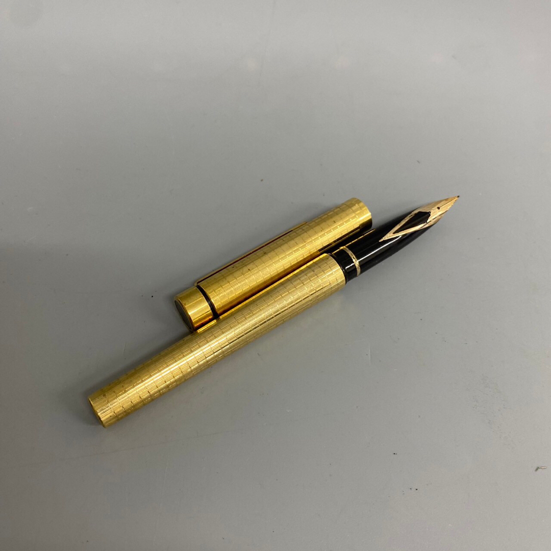 SHEAFFER(シェーファー)の美品 自宅保管品 シェーファー K14 万年筆 ゴールド ② インテリア/住まい/日用品の文房具(ペン/マーカー)の商品写真