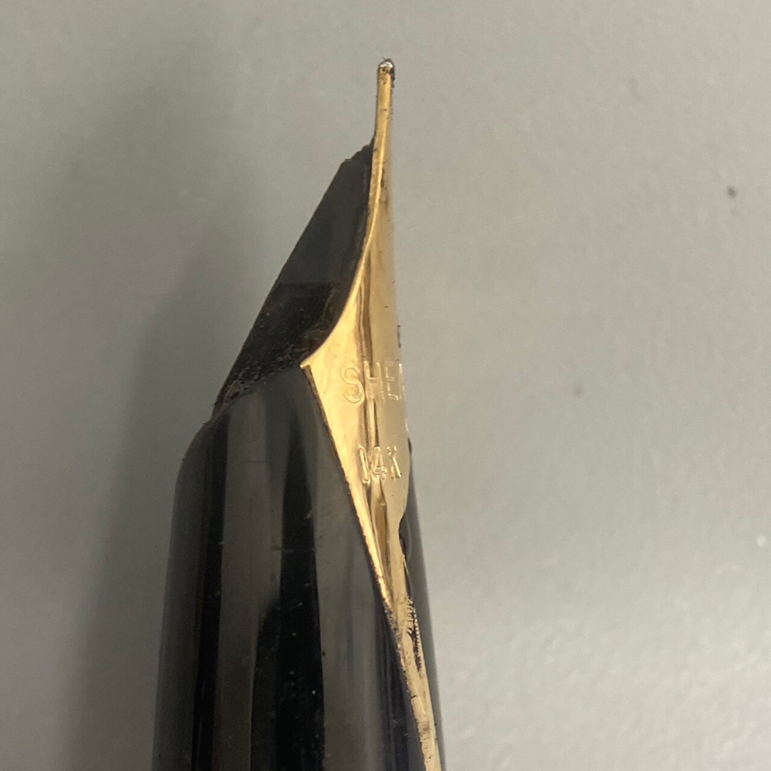 SHEAFFER(シェーファー)の美品 自宅保管品 シェーファー K14 万年筆 ゴールド ② インテリア/住まい/日用品の文房具(ペン/マーカー)の商品写真