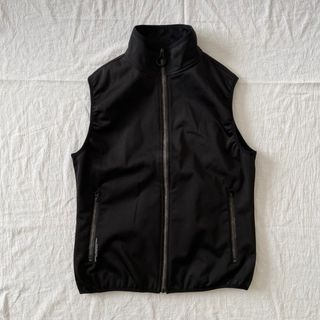 EVEN RIVER - sale 【L】 美品 イーブンリバー 防風ストレッチベスト ブラック