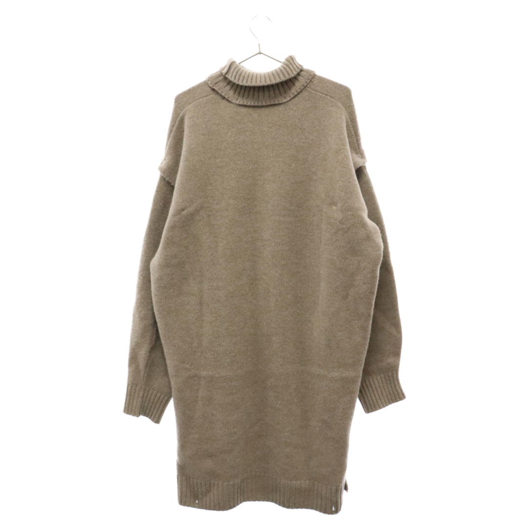 YOKE ヨーク DETACHABLE FOLD UP SHARE KNIT デタッチャブル ハイネック ウールニット ベージュ YK19AW0076S メンズのトップス(ニット/セーター)の商品写真