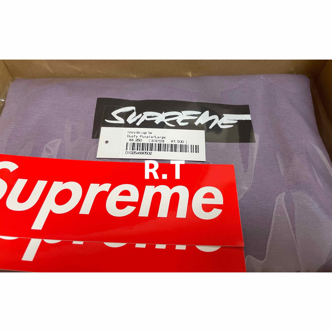 Supreme(シュプリーム)のL■Supreme Futura Box Logo Tee Purple メンズのトップス(Tシャツ/カットソー(半袖/袖なし))の商品写真
