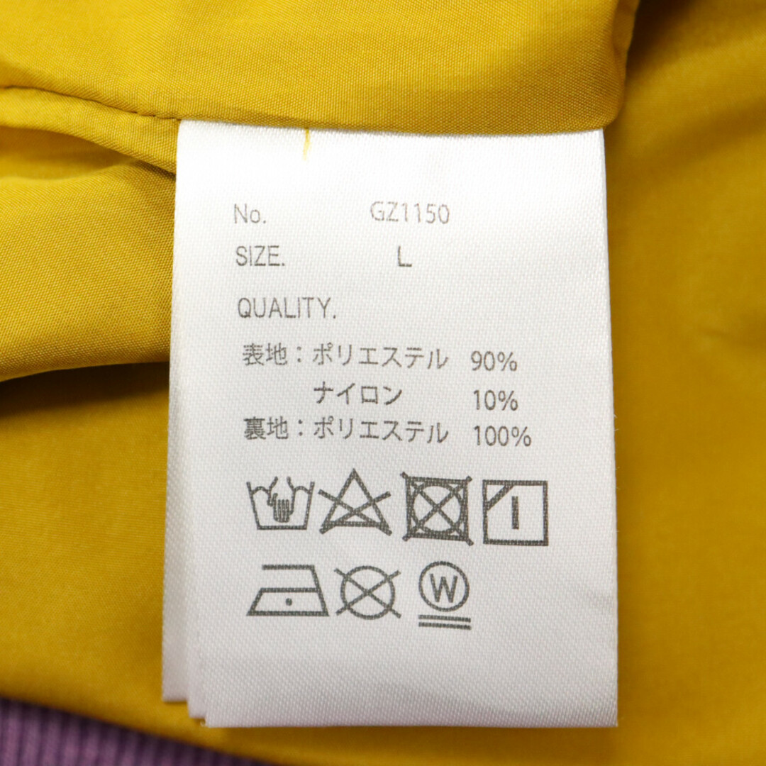 genzai ゲンザイ 23SS Dystopia BB Jacket ディストピア 刺繍デザイン ブルゾンジャケット パープル GZ1150 メンズのジャケット/アウター(ブルゾン)の商品写真