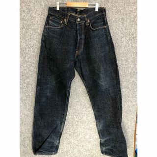 エビス(EVISU)の[2402-5] EVISU デニムパンツ　2001朱耳　W32　ムラサキカモメ(デニム/ジーンズ)