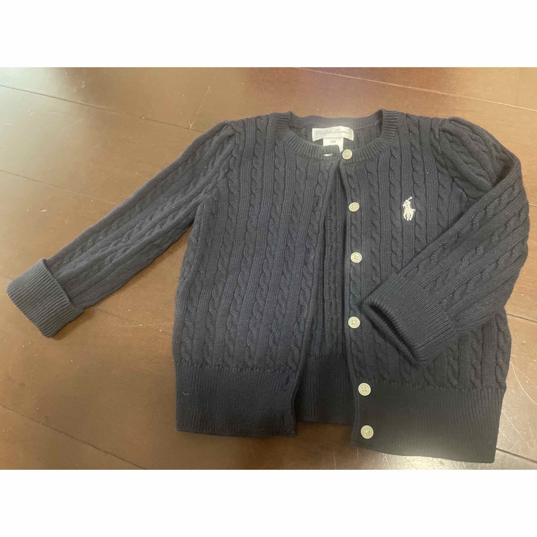 Ralph Lauren(ラルフローレン)のRalph Lauren ラルフローレン　12M カーディガン キッズ/ベビー/マタニティのベビー服(~85cm)(カーディガン/ボレロ)の商品写真