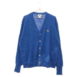 ラコステ(LACOSTE)のLACOSTE ラコステ 90s USA製 IZOD Cardigan アイゾッド カーディガン ビンテージ ブルー(カーディガン)