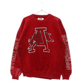 VINTAGE ヴィンテージ 90s RAZORBACKS VINTAGE ラゾールバックス クルーネックスウェットトレーナー ビンテージ レッド(スウェット)