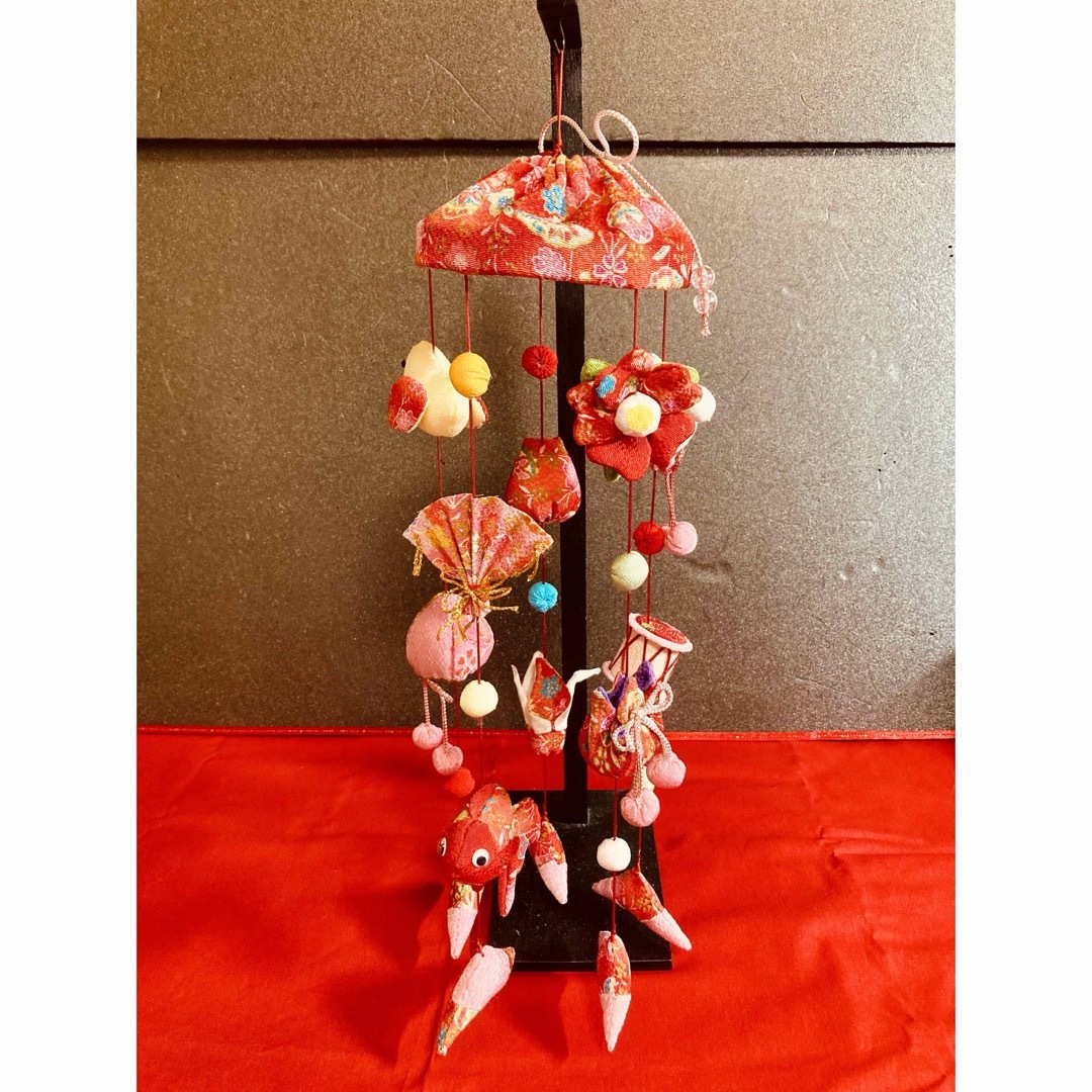 傘宝吊り飾り　お祝い事　 ハンドメイドのぬいぐるみ/人形(人形)の商品写真