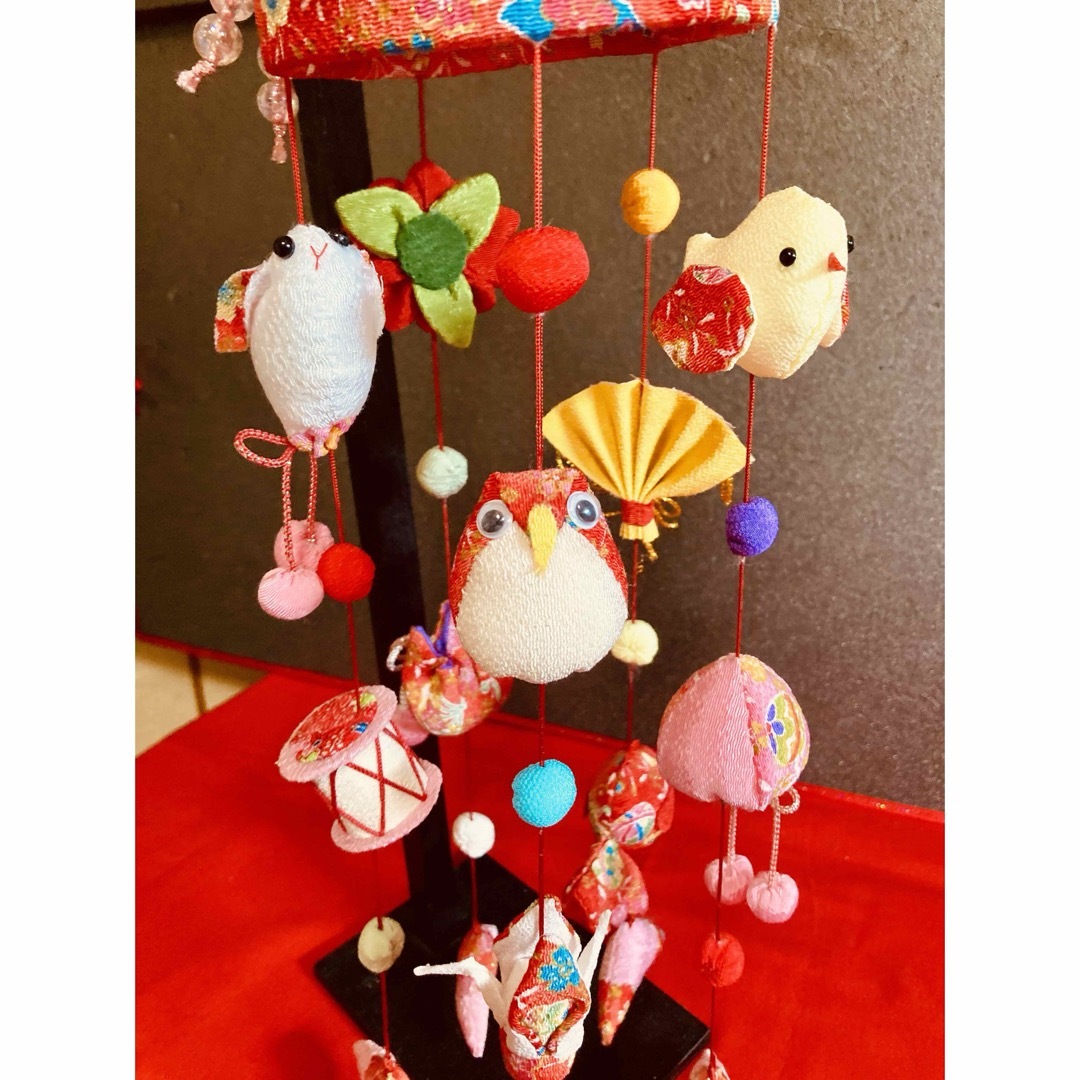 傘宝吊り飾り　お祝い事　 ハンドメイドのぬいぐるみ/人形(人形)の商品写真