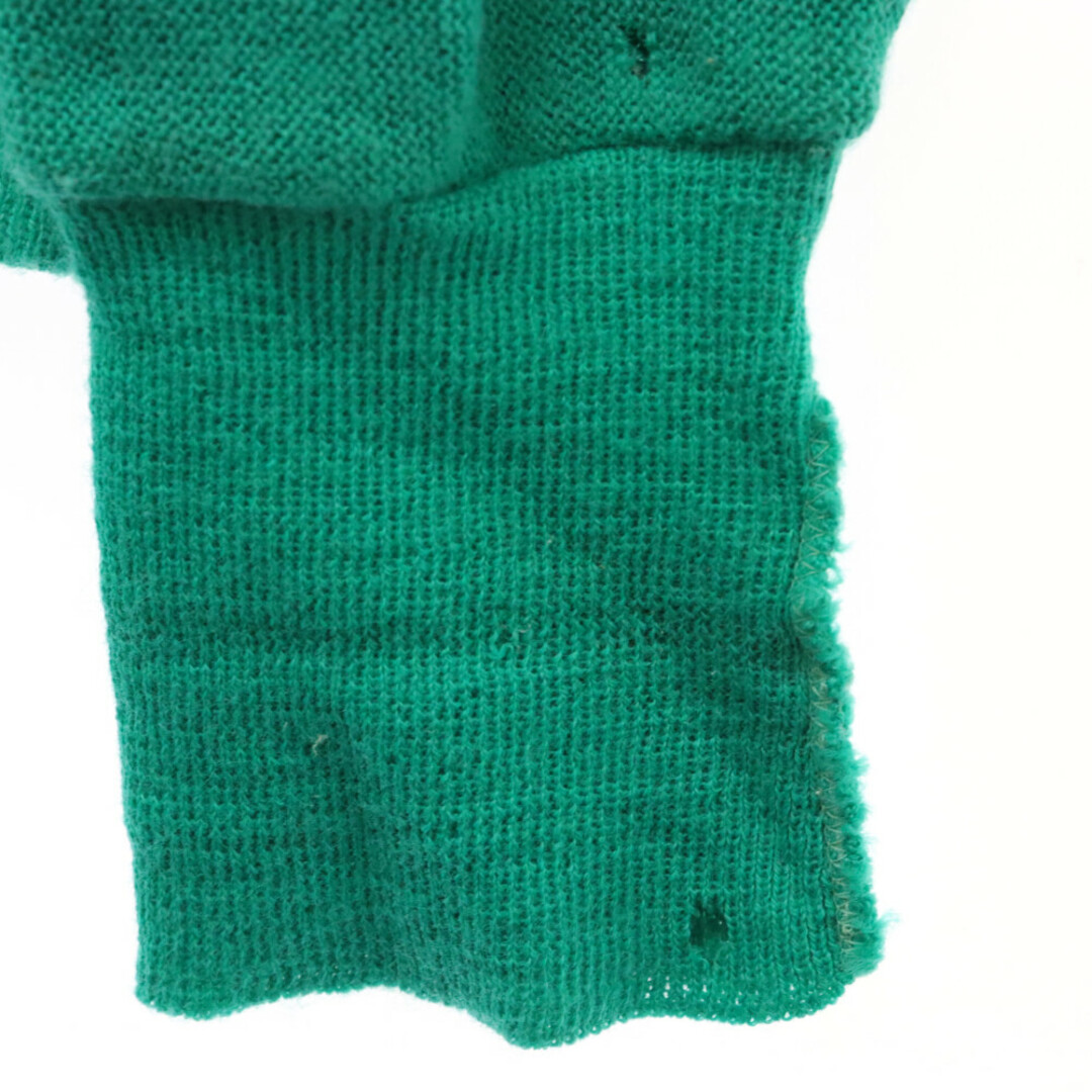 LACOSTE(ラコステ)のLACOSTE ラコステ 90s USA製 IZOD V Neck Knit アイゾッド Vネックニット長袖セーター ビンテージ グリーン メンズのトップス(ニット/セーター)の商品写真