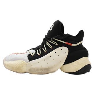 ワイスリー(Y-3)のY-3 ワイスリー BYW Ball ミドルカットスニーカーシューズ ブラック/ホワイト US10.5 F99806(スニーカー)