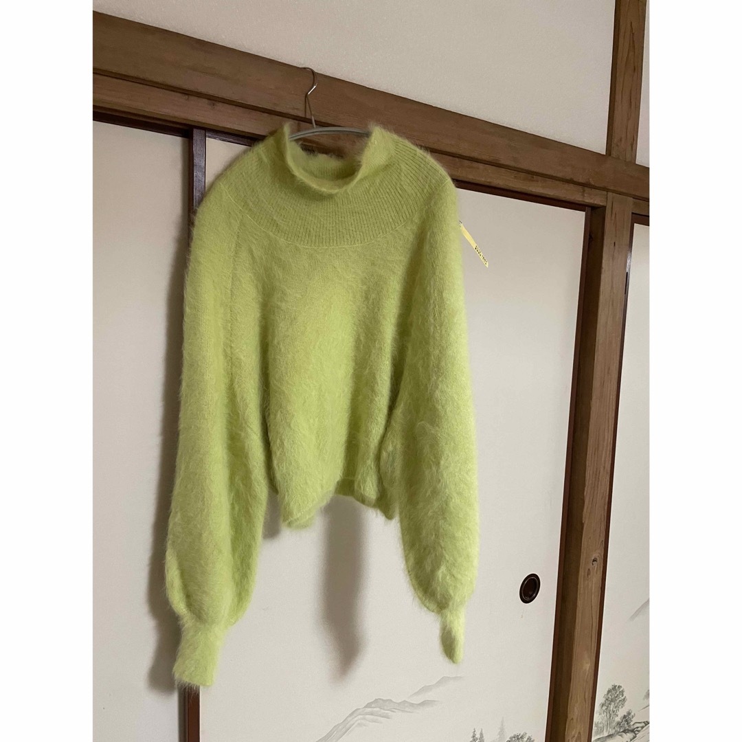 Ameri VINTAGE(アメリヴィンテージ)のPOPPING COLOR ANGORA KNIT/セーター(厚手)/アンゴラ レディースのトップス(ニット/セーター)の商品写真