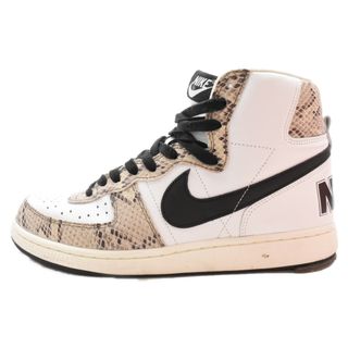 ナイキ(NIKE)のNIKE ナイキ TERMINAITOR HIGH Cocoa Snake ターミネーター ハイカットスニーカー ココアスネーク グレー/ホワイト US10/28cm FB1318‐100(スニーカー)