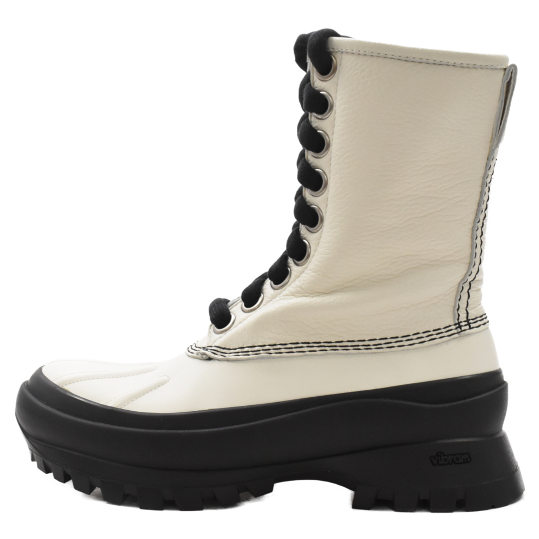 Jil Sander(ジルサンダー)のJIL SANDER ジルサンダー 21AW Leather Combat Boots レザーコンバット レースアップ ブーツ ホワイト JP37003A 14502 メンズの靴/シューズ(ブーツ)の商品写真