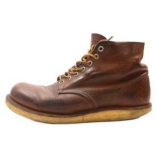 レッドウィング(REDWING)のRED WING レッド ウイング 9111 6inch PLAIN TOE 6インチプレーントゥ レースアップ ブーツ ブラウン US8D/26.0cm(ブーツ)