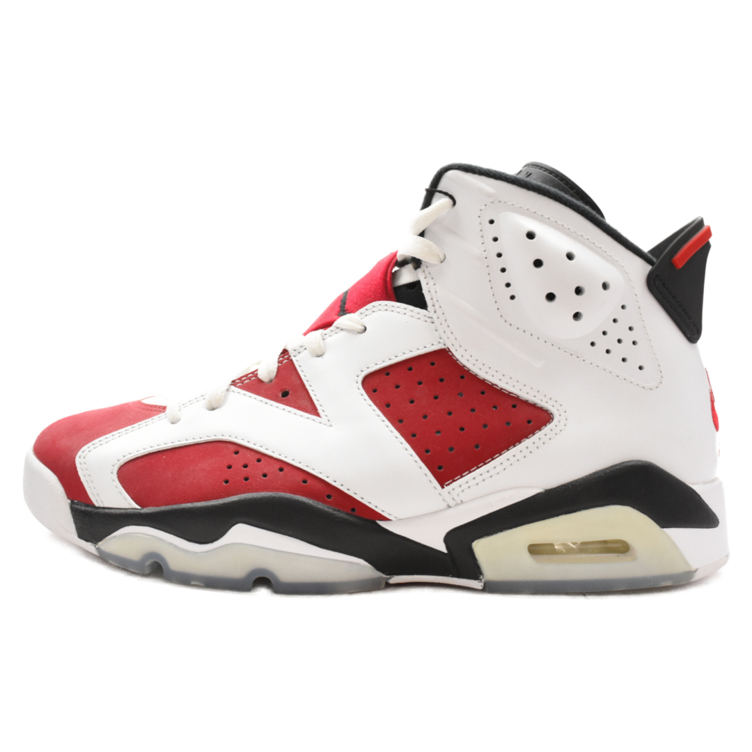 NIKE(ナイキ)のNIKE ナイキ AIR JORDAN 6 RETRO CARMINE エアジョーダン6レトロ カーマイン ハイカットスニーカー US9.5/27.5cm ホワイト/レッド メンズの靴/シューズ(スニーカー)の商品写真