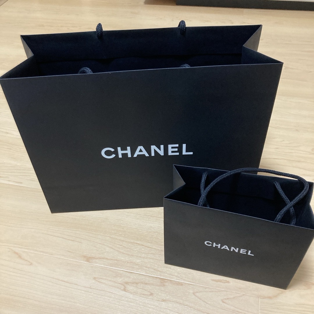 CHANEL(シャネル)のCHANELの紙袋2枚 レディースのバッグ(ショップ袋)の商品写真