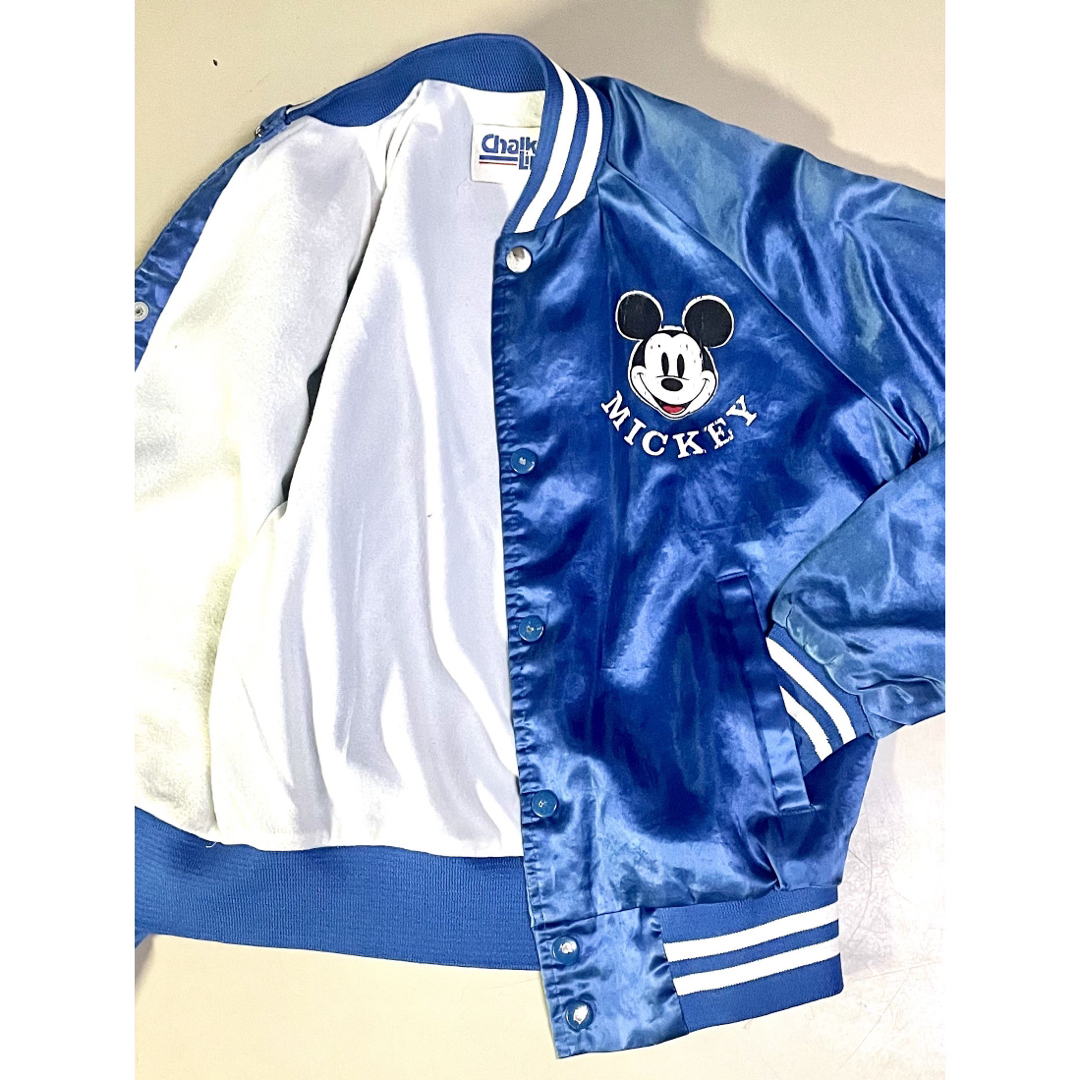 Disney(ディズニー)の80s Mickey•ナイロンジャケッMade in USA Size14/16 メンズのジャケット/アウター(ナイロンジャケット)の商品写真