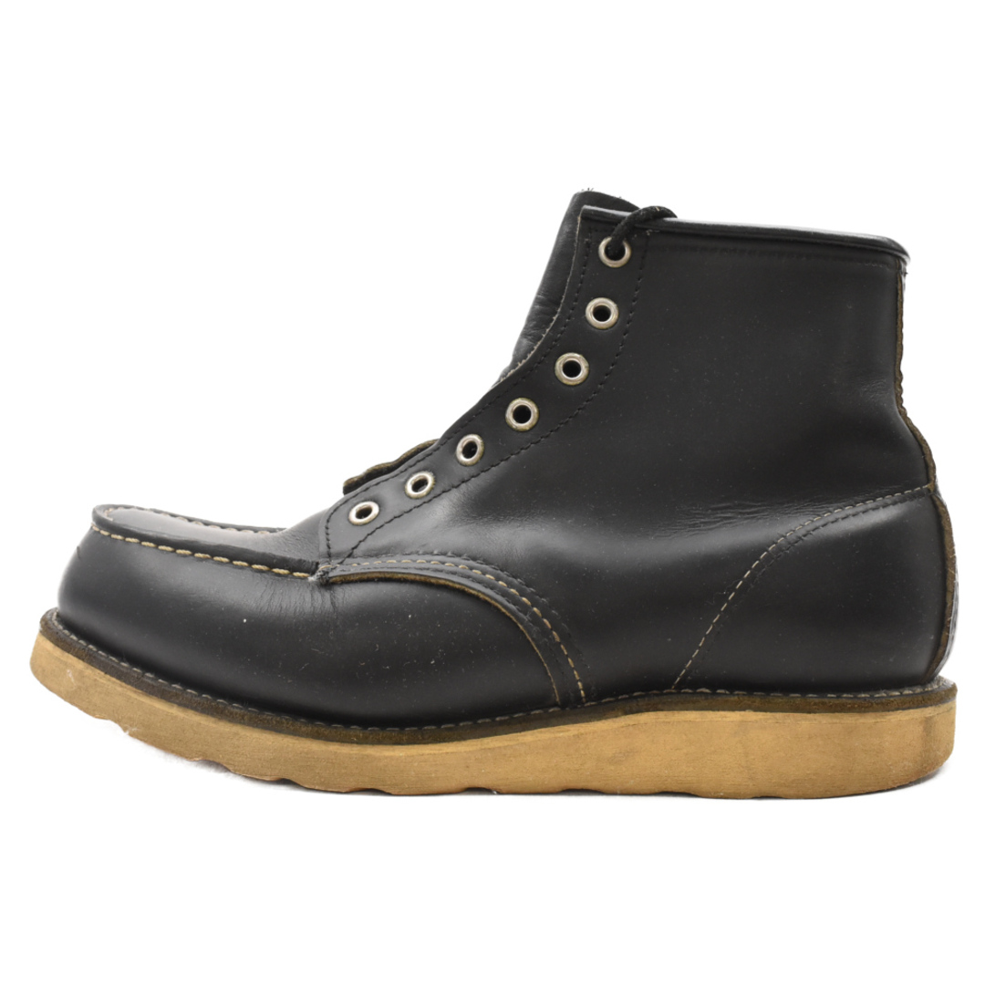 REDWING(レッドウィング)のRED WING レッド ウイング 99年製 08179 犬タグ アイリッシュセッター レースアップ レザーブーツ ブラック 7 1/2 ブラック メンズの靴/シューズ(ブーツ)の商品写真