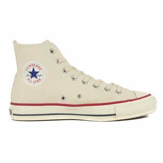 コンバース(CONVERSE)のCONVERSE コンバース サイズ:27.0cm ALL STAR CANVAS J H MADE IN JAPAN オールスター キャンバス ハイ ホワイト 白 US8.5 ハイカット スニーカー シューズ 靴【メンズ】【中古】(スニーカー)