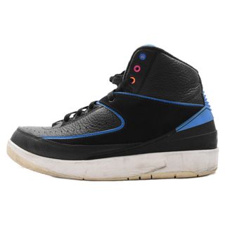 ナイキ(NIKE)のNIKE ナイキ AIR JORDAN 2 RETRO エアジョーダン レトロ ハイカットスニーカー ブラック/ブルー US9/27cm 834274-014(スニーカー)