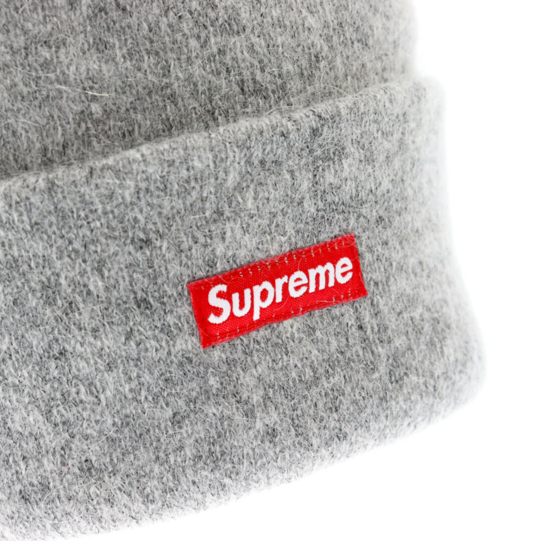 Supreme(シュプリーム)のSUPREME シュプリーム 23AW Mohair Beanie モヘア ビーニー ニットキャップ グレー メンズの帽子(ニット帽/ビーニー)の商品写真