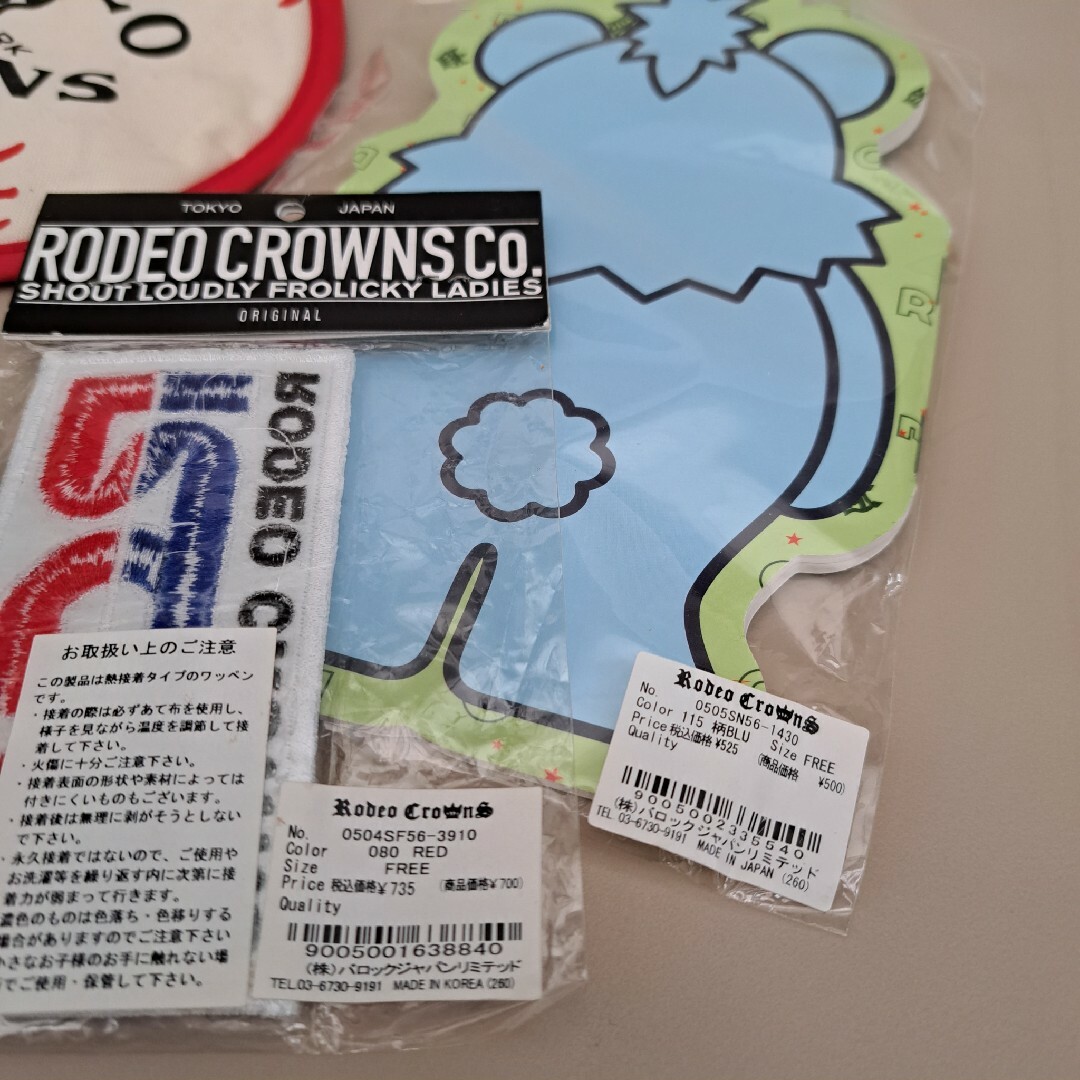 RODEO CROWNS(ロデオクラウンズ)のRODEO CROWNS☆３点☆ステッカー＆ノート？＆鍋敷き？インテリアなどにも レディースのレディース その他(その他)の商品写真