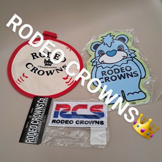 ロデオクラウンズ(RODEO CROWNS)のRODEO CROWNS☆３点☆ステッカー＆ノート？＆鍋敷き？インテリアなどにも(その他)