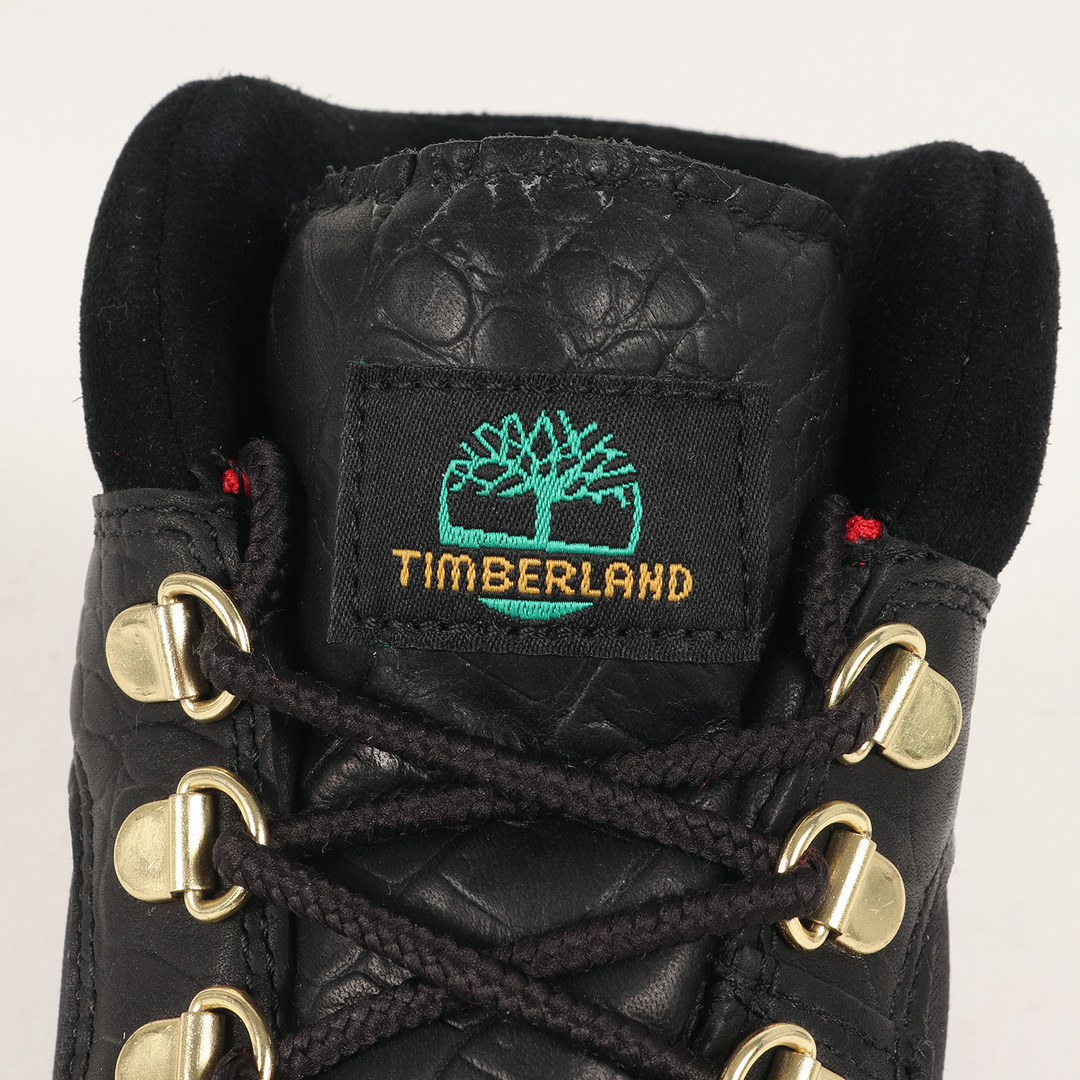 Supreme(シュプリーム)の美品 Supreme シュプリーム サイズ:26.5cm 14AW Timberland Field Boot ティンバーランド クロコ型押しレザー フィールド ブーツ ブラック 黒 US8.5 シューズ コラボ 靴【メンズ】【中古】 メンズの靴/シューズ(ブーツ)の商品写真