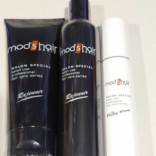 モッズヘア(mod's hair)のモッズ・ヘア３点セット　ラジュニールシャンプー＆トリートメント　ミルキーセラム(シャンプー/コンディショナーセット)