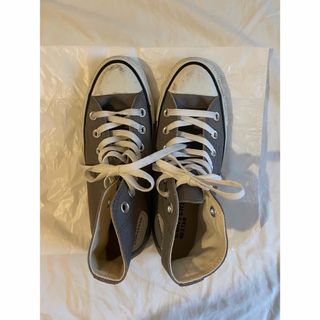 オールスター(ALL STAR（CONVERSE）)のコンバース　ハイカット　グレー　23.5cm(スニーカー)