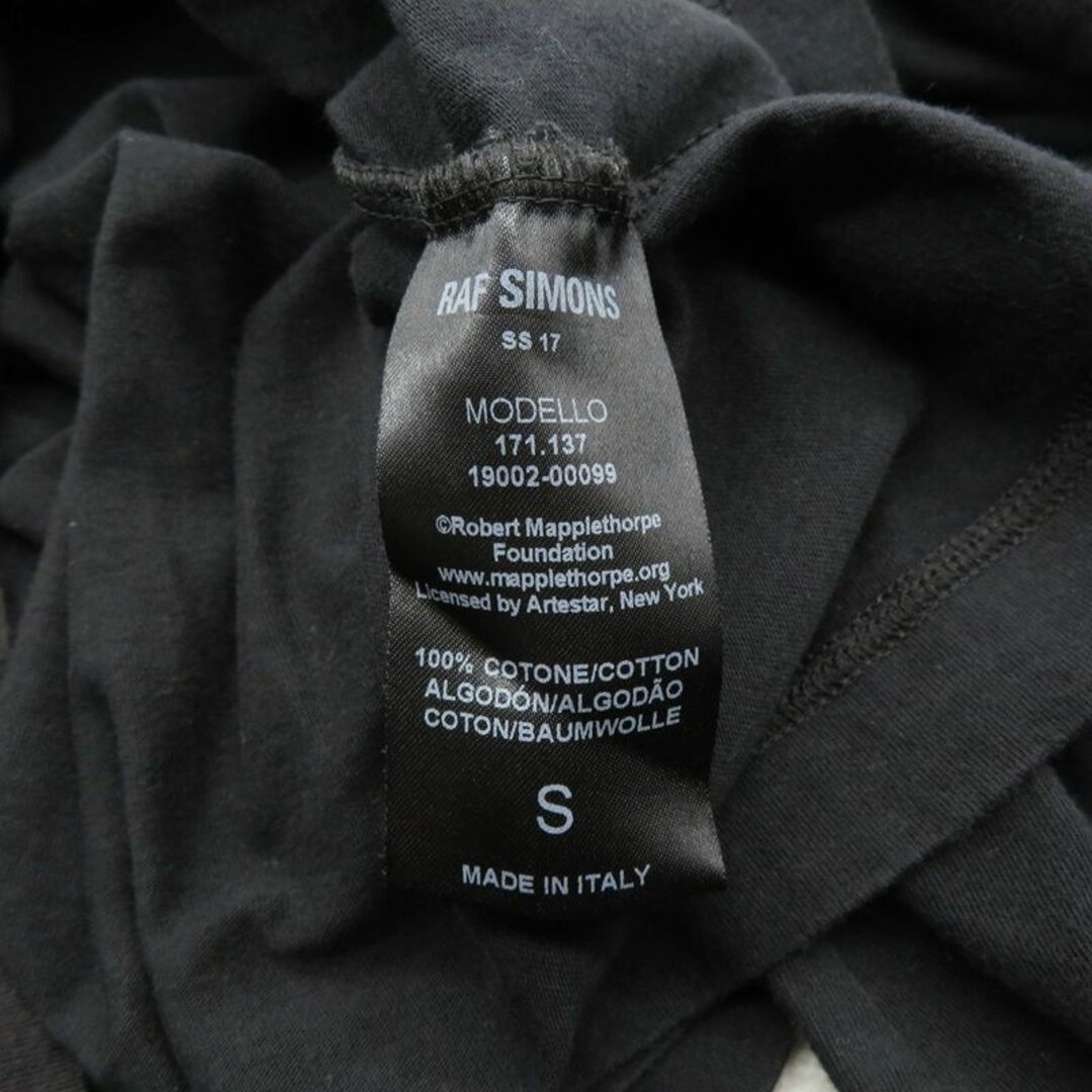 RAF SIMONS(ラフシモンズ)のRAF SIMONS 17ss Robert Mapplethrope L/S Shirt サイズS 171-208 ラフシモンズ ロンT ロバート メイプルソープ 大名店【中古】 メンズのトップス(Tシャツ/カットソー(七分/長袖))の商品写真