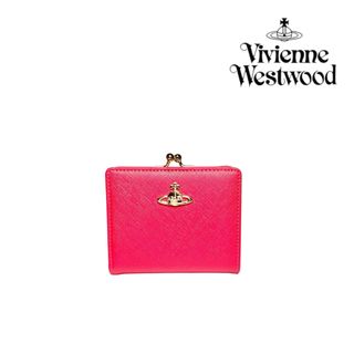 ヴィヴィアンウエストウッド(Vivienne Westwood)の【在庫限り‼︎】Vivienne Westwood ミニ財布　がま口　ピーチ(財布)