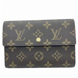 ルイヴィトン(LOUIS VUITTON)のルイヴィトン(LOUIS VUITTON) M61202 ポルトトレゾール・エテュイ・パピエ 財布 メンズorレディース (カラー：ブラウン)  【Aランク】【中古】(長財布)