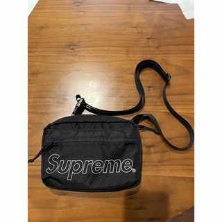 Supreme - Supreme Shoulder Bag black レザーショルダーバッグの通販