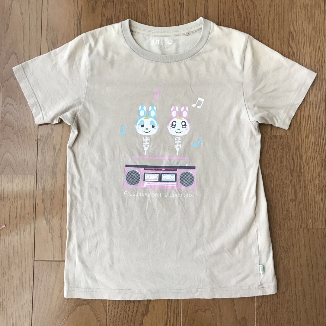 UNIQLO(ユニクロ)のユニクロKIDS あつまれどうぶつの森 UT グラフィックTシャツ（半袖）140 キッズ/ベビー/マタニティのキッズ服女の子用(90cm~)(Tシャツ/カットソー)の商品写真