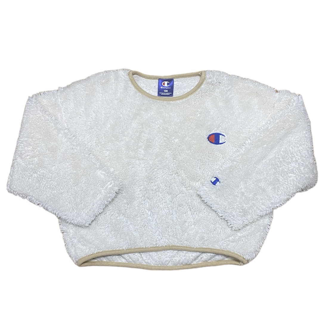 Champion(チャンピオン)のChampion チャンピオン ボア トップス ショート丈 キッズ 120 キッズ/ベビー/マタニティのキッズ服女の子用(90cm~)(その他)の商品写真