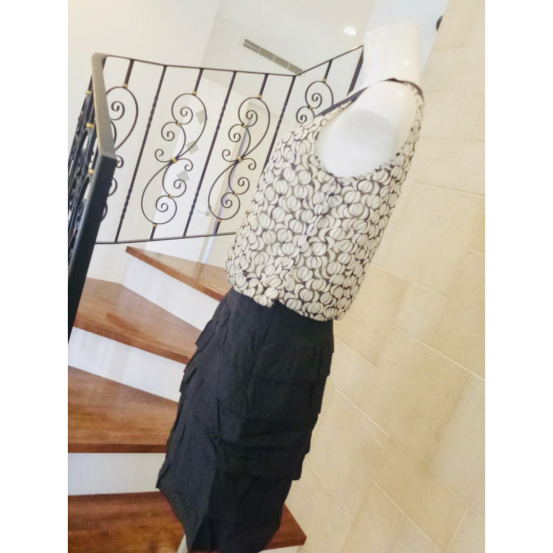 【美品】　fou foret ティアードスカート レディースのスカート(ひざ丈スカート)の商品写真