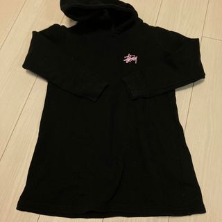 ステューシー(STUSSY)のストゥーシー　パーカーワンピース　130  トレーナー(ワンピース)