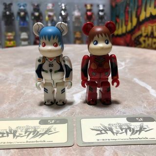 ベアブリック(BE@RBRICK)のBE@RBRICK＊綾波レイ＊惣流アスカラングレー＊ベアブリック＊２体セット(その他)